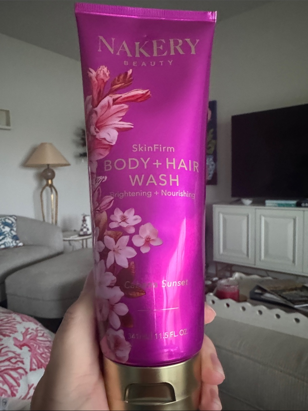 Nakery Cabana Sunset SkinFirm Body + Hair Wash - New